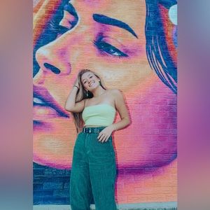 Urban Outfitters Corduroy Pants, Teal